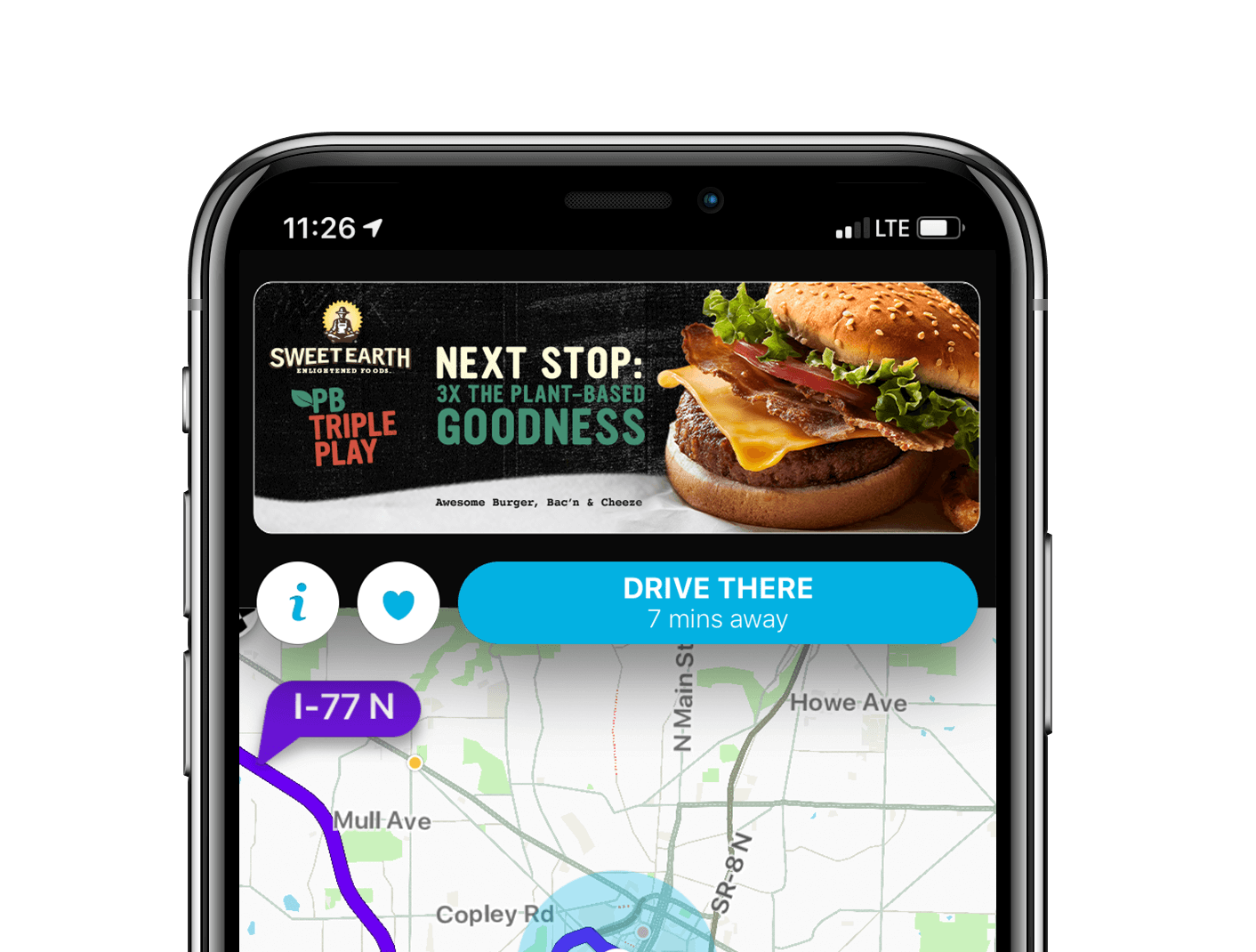 Sweet Earth Awesome Burger campaign element 8 by Adam Sykut