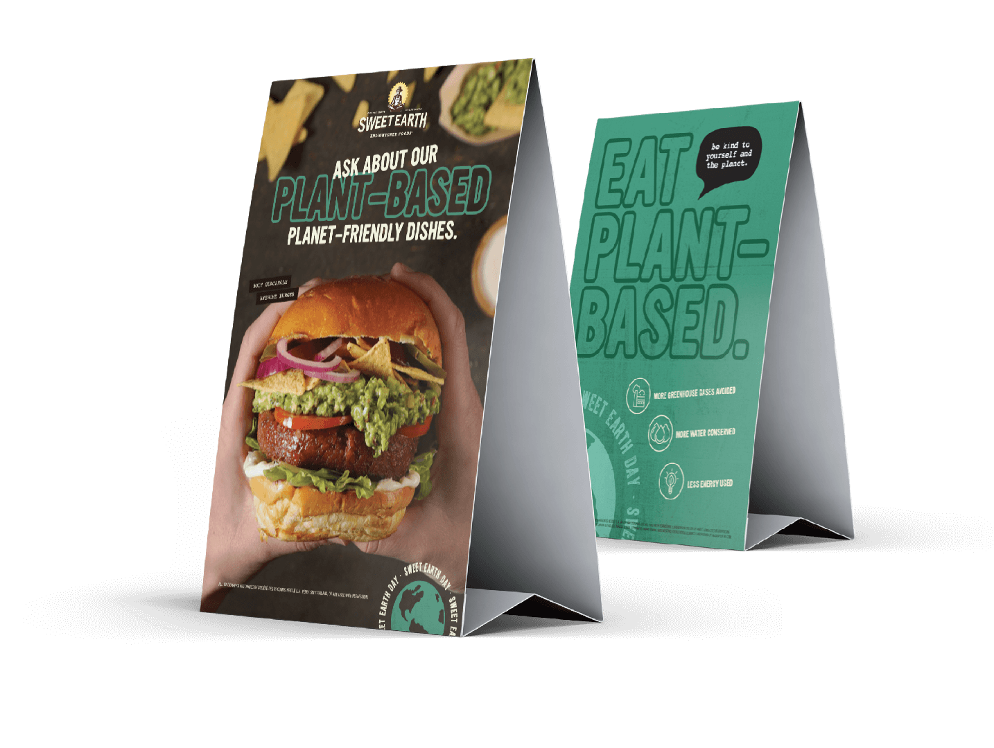 Sweet Earth Earth Day Every Day table tent by Adam Sykut