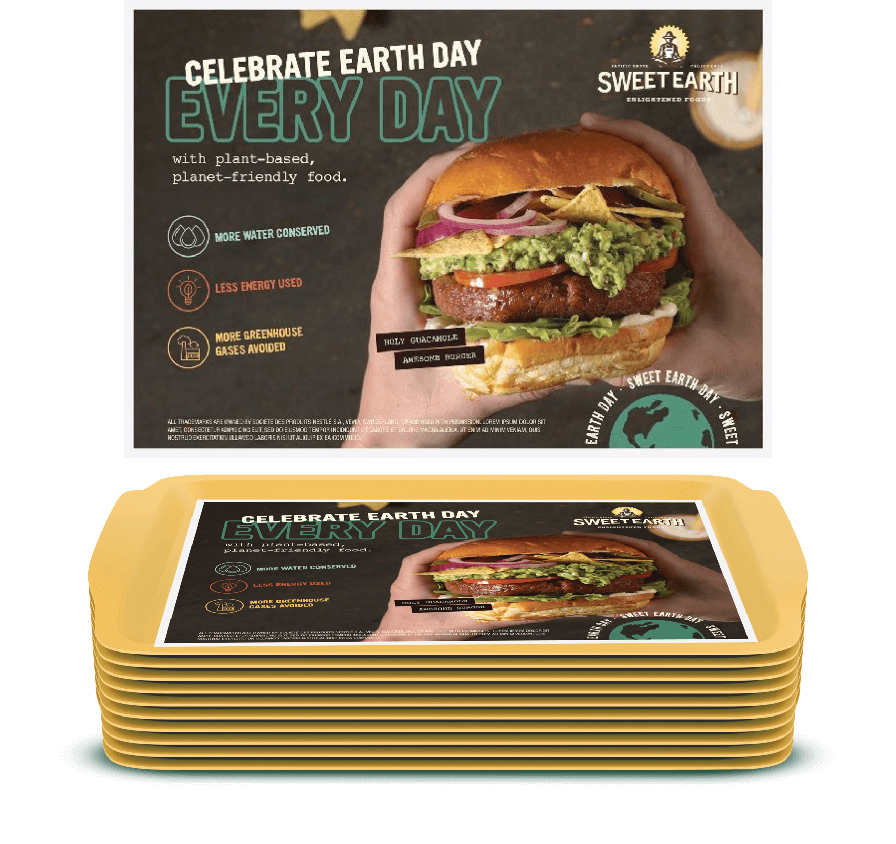 Sweet Earth Earth Day Every Day tray liners by Adam Sykut
