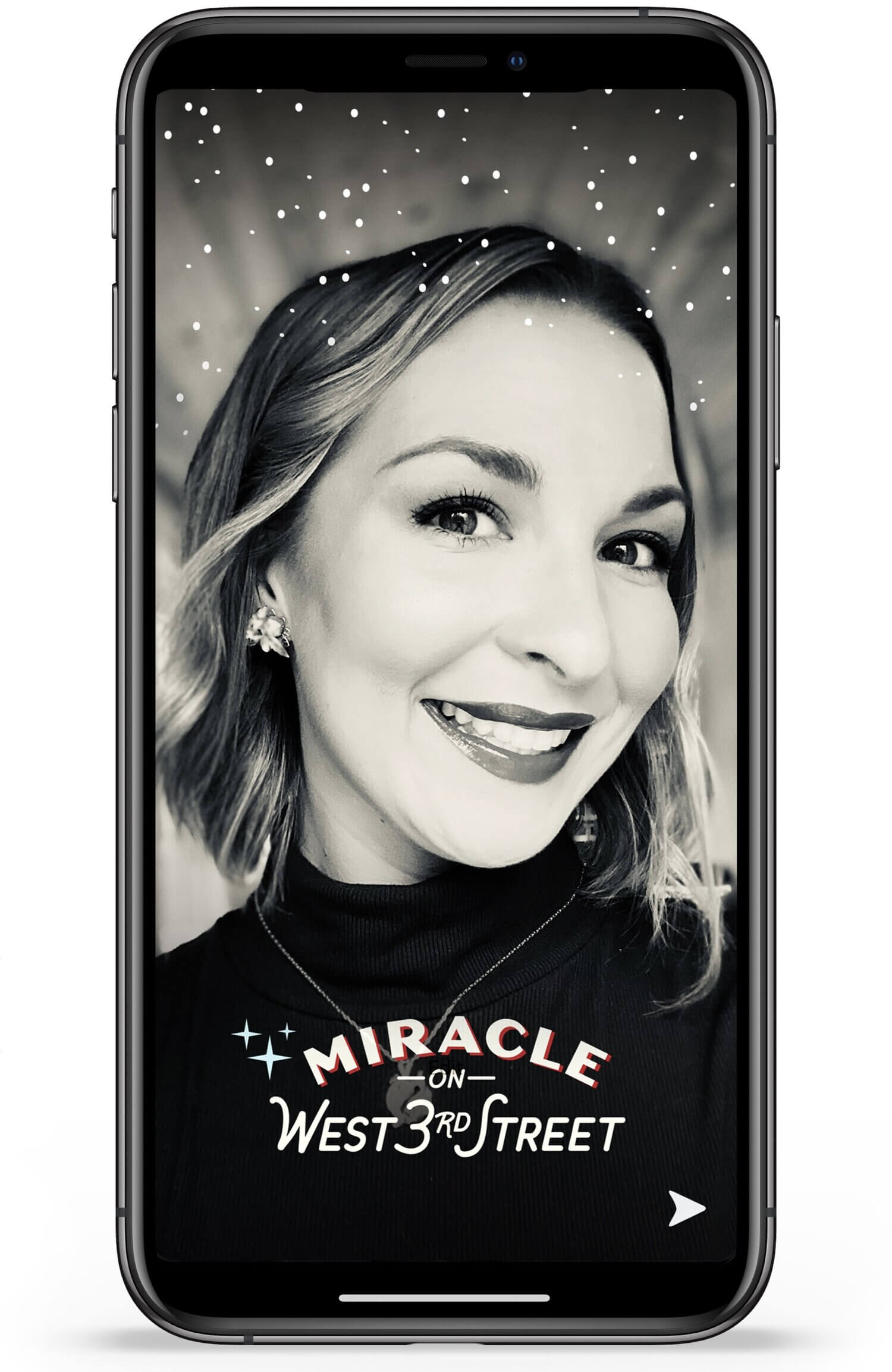 Geometry Miracle on West 3rd Street Snapchat filter by Adam Sykut